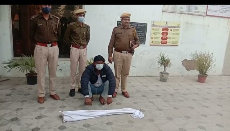 भिवाड़ी पुलिस की शानदार कार्यवाही, अवैध हथियार सहित आरोपी गिरफ्तार