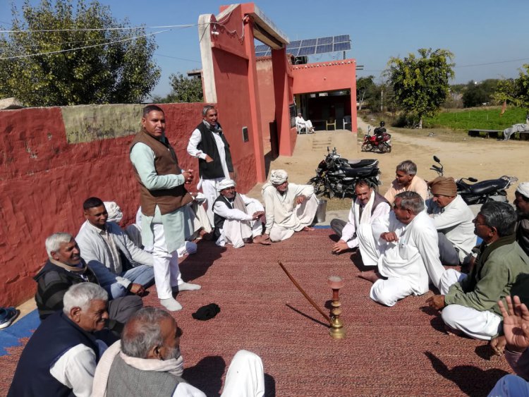 बाबा मनीराम  गौशाला चिरूनी  में ग्रमीणो की हुई बैठक, 11 फरवरी को आयोजित होगा वार्षिक उत्सव