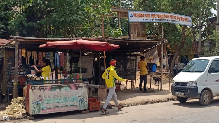 चिकित्सालय के मुख्य द्वार पर वर्षो से बिक रहे है गुटखा एंव तम्बाकू पदार्थ: स्वास्थ विभाग और अधिकारी मौन