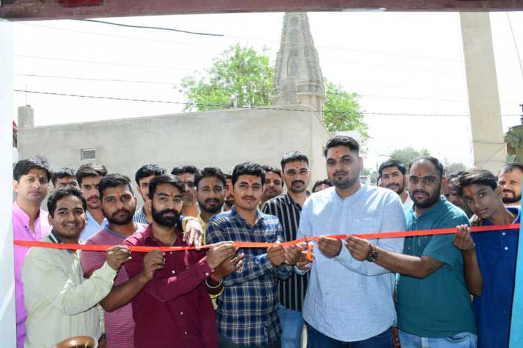 बड़ाउ में श्री करणी कंप्यूटर सेंटर का हुआ भव्य शुभारंभ