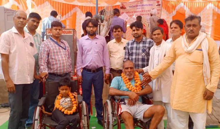 गोविन्दगढ़ कस्बे में सक्षम अलवर अभियान वरिष्ठ नागरिक एवं  दिव्यांगजन  के  पंजीकरण  शिविर आयोजित