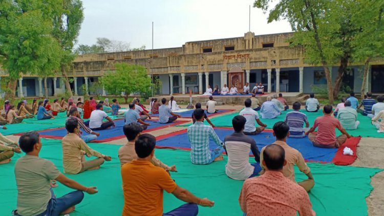 आजादी का अमृता महोत्सव के रूप में मनाया गया 8 वां अन्तर्राष्ट्रीय योग दिवस