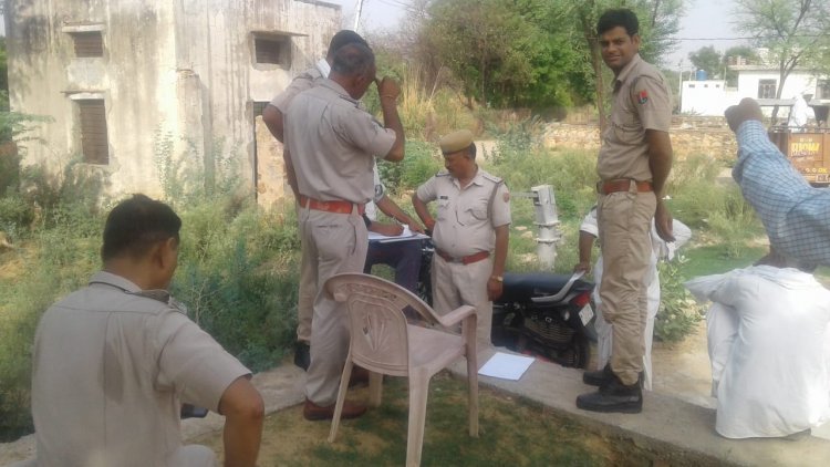 उपखंड भुसावर के गांव झारौटी में बुजुर्ग ने लगाया फांसी का फंदा