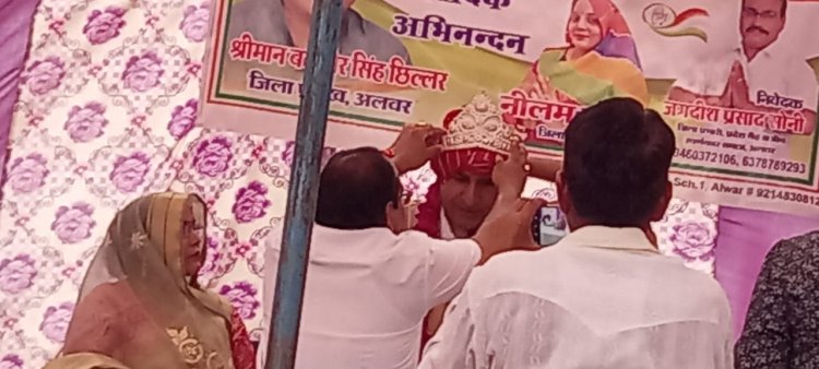 गोविंदगढ़ पहूँचे जिला प्रमुख बलवीर छिल्लर: जिला पार्षद की मांग पर सड़क बनाने की घोषणा की