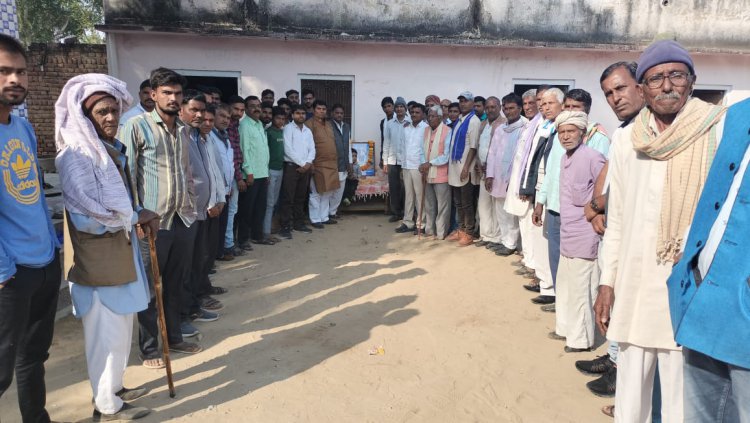 सामाजिक जन जागृति मंच की दुड़ियां ग्राम पंचायत में हुई बैठक