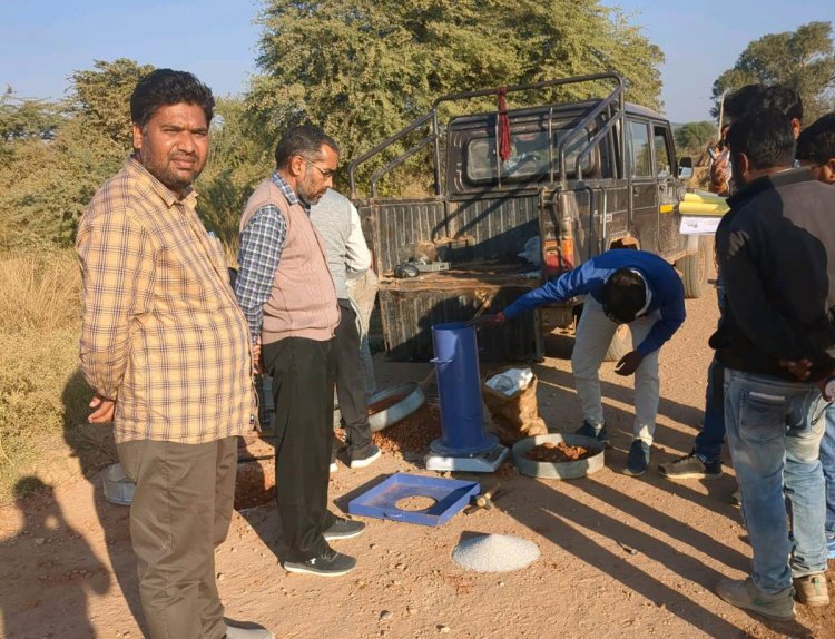 अधीक्षण अभियन्ता क्वालिटी कंट्रोल PWD का औचक निरीक्षण,सड़क निर्माण गुणवत्ता की मौके पर ही जांच