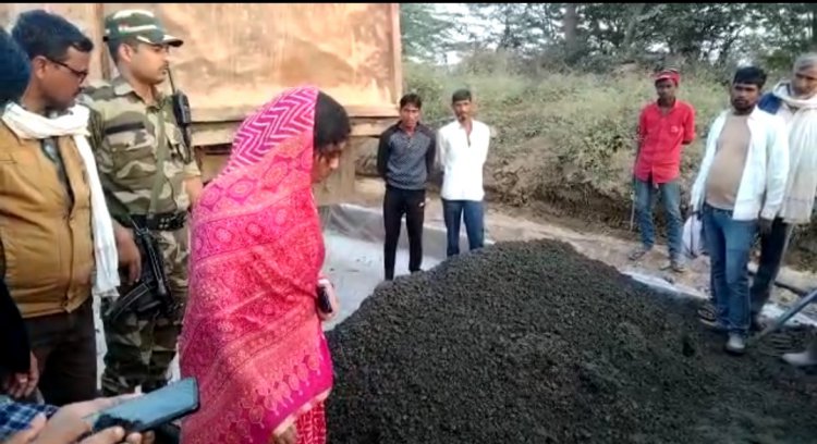 सांसद रंजीता कोली ने किया वैर से कैला देवी झील सड़क निर्माण कार्य का निरीक्षण