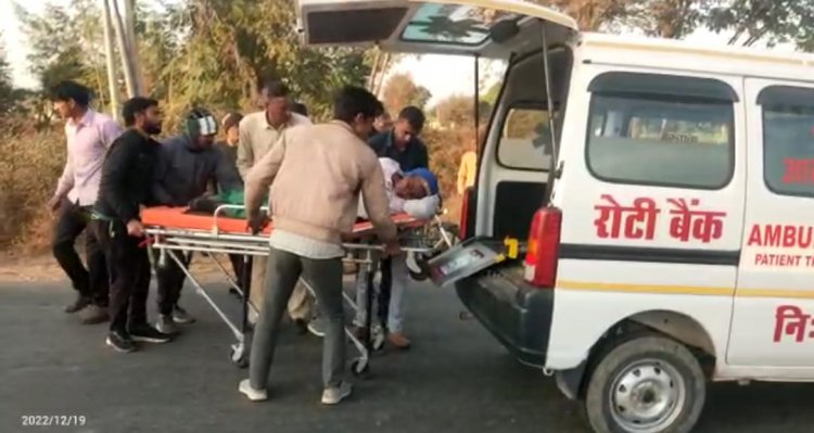 बानसूर में दांतली पहाड़ी में हुआ सड़क हादसा, एक महिला हुई घायल