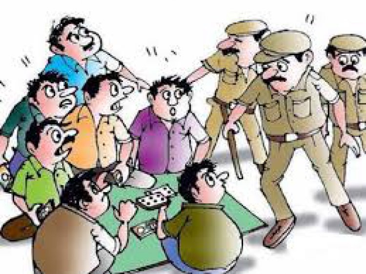 पुलिस के हत्थे चढे 11 सटोरिए: 28831रुपये किये जप्त