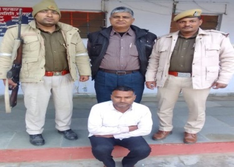 हलैना पुलिस ने हिस्ट्रीशीटर रूपकिशोर उर्फ रूपी को अवैध देशी कट्टा मय कारतूस व बिना नम्बरी बाईक किया गिरफ्तार