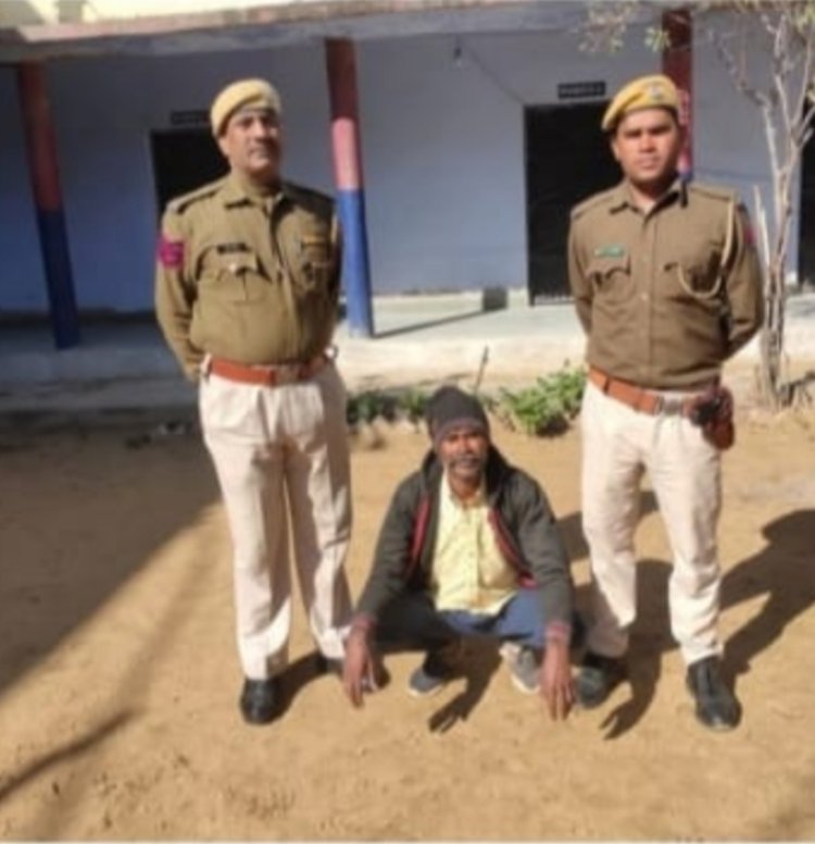 अवैध शराब के साथ आरोपी चढ़ा पुलिस के हत्थे