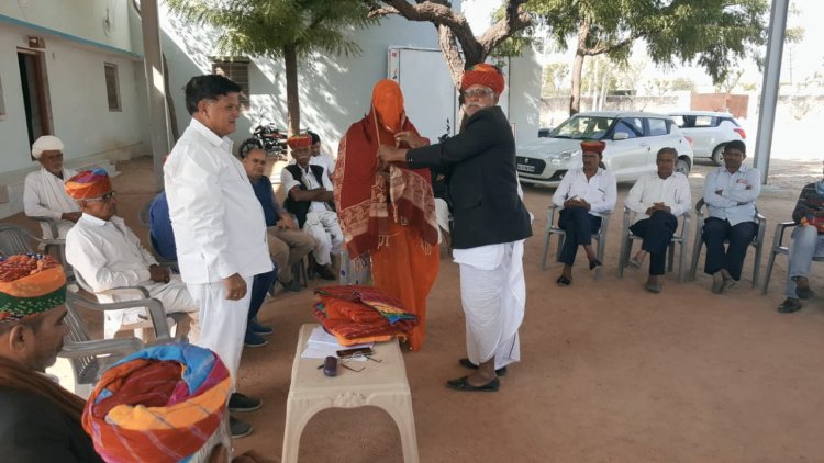 सहकारी समितियों के अध्यक्षों का पूर्व विधायक भींचर ने किया सम्मान