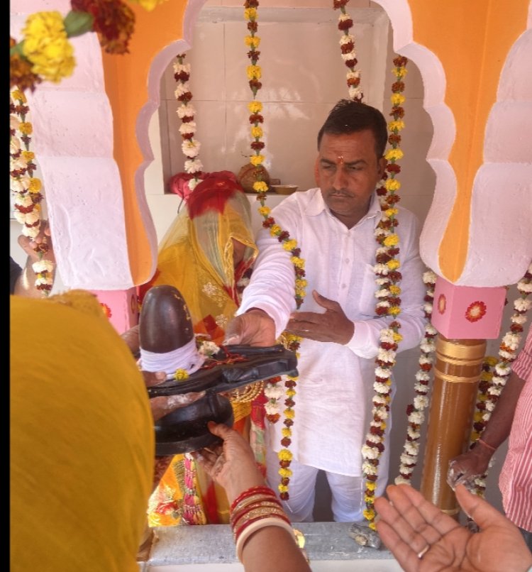 अति प्राचीन  हनुमान मंदिर में त्रिदिवसीय  शिव परिवार मूर्ति प्राण प्रतिष्ठा कार्यक्रम का हुआ समापन