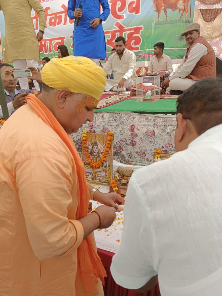 गौ माता की सेवा सर्वोपरी, हम सभी को मिलकर करना होगा गौ संरक्षण:- महंत बालक दास