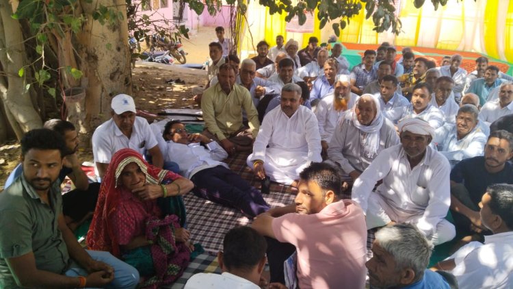 धींवा लगातार छठे दिन अनशन पर रहे :मिल रहा जबरदस्त समर्थन आंदोलन ज़न आंदोलन में तब्दील ,28 को होगी महापंचायत