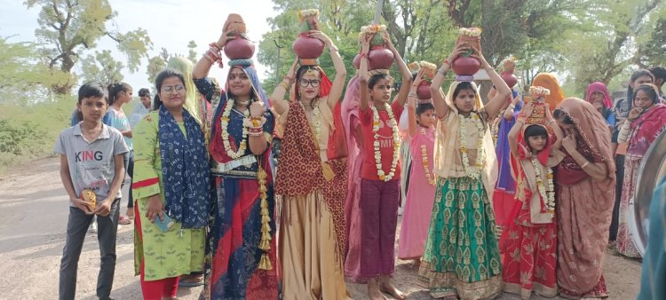 लाटाडा ग्राम मे धूमधाम से सम्पन्न हुई हनुमान जी मंदिर प्राण प्रतिष्ठा