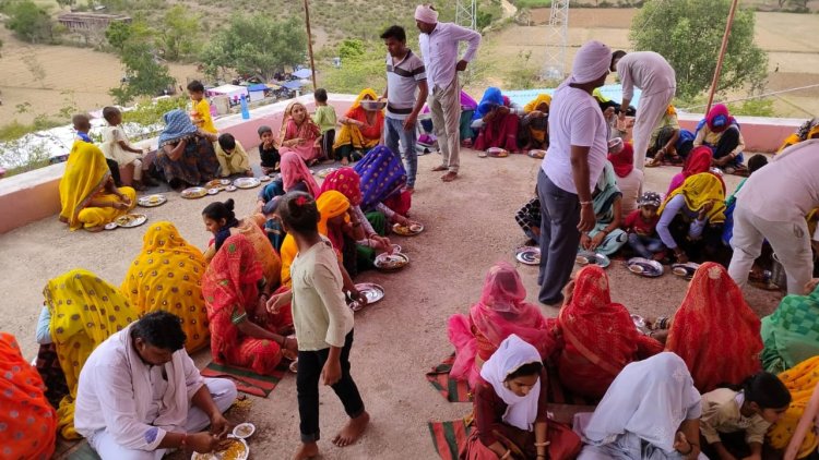 नयागांव बोलका स्थित डूंगरी वाले हनुमान मंदिर पर आयोजित हुआ मेला व पद दंगल