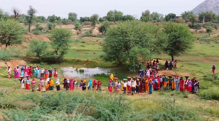 ग्राम पंचायत केशरीसिंह पुरा में महिलाओं को मिला रोजगार