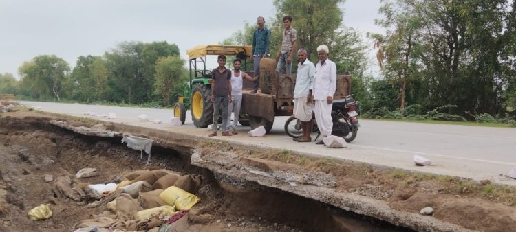 बिजपरजाय में बारिश और आंधी से  किसानों को सबसे ज्यादा नुकसान