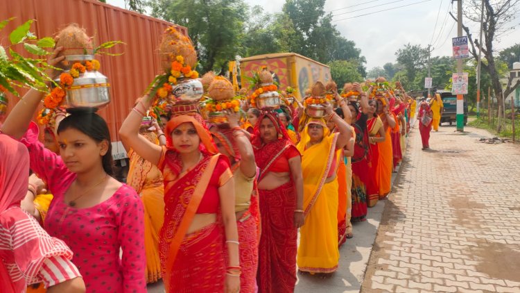 विशाल कलश यात्रा का आयोजन:मां गायत्री की प्रतिमा की होगी प्राण प्रतिष्ठा