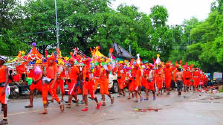 कोठी नारायणपुर में कावडियॉ शिविर की तैयारियों जोरो पर 10 जुलाई को होगा आयोजन