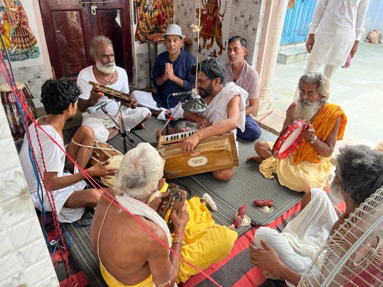 भागेगा धाम में श्रावण मास में चल रहा है अनुष्ठान 24 घंटे राम नाम की धुन:आश्रम में संत महात्माओं से चहल-पहल