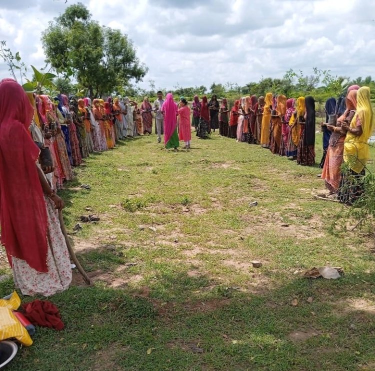 परिवार के चार सदस्यों की पुण्य स्मृति में पर्यावरण प्रेमी सोमानी ने अपनी ग्राम पंचायत में लगाए 700 पौधे