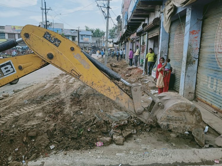 नगर पालिका ने यहां हटाए अतिक्रमण:चला पीला पंजा