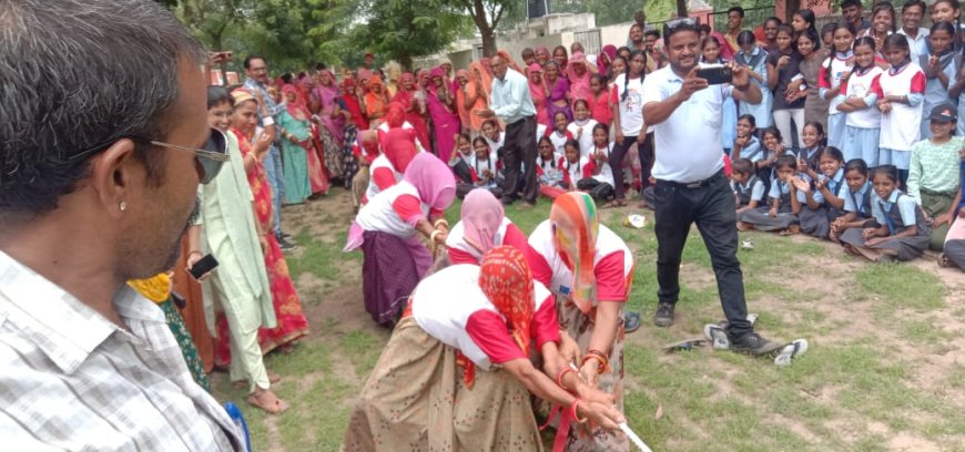 बाली उपखंड मे राजीव गांधी ग्रामीण ओलंपिक खेलों का हुआ रंगारंग आगाज