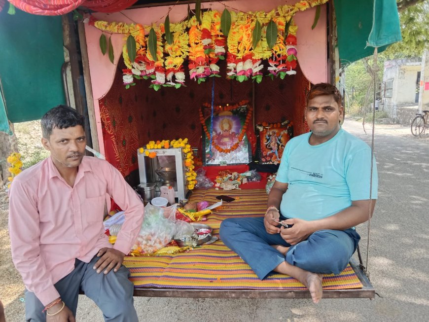 शुक्रवार को जोबनेर ज्वाला माता के माचाड़ी से प्रथम पैदल यात्रा हुई रवाना