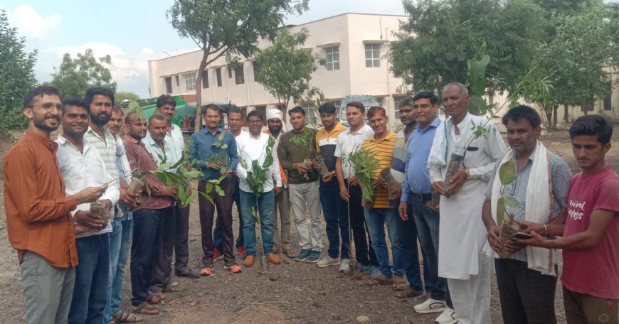 सर्व समाज हेल्प टीम ने पौधा रोपण कर लोगों को दिया पर्यावरण बचाने का संदेश