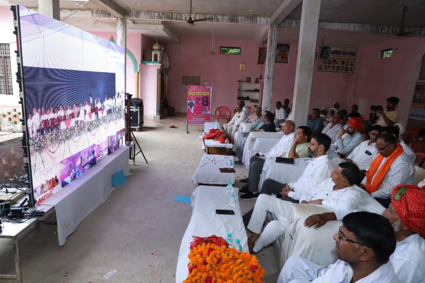 ग्रामीण क्षेत्रों में इंदिरा रसोई योजना का हुआ शुभारंभ ‘कोई भूखा ना सोए’ की संकल्पना हो रही साकार