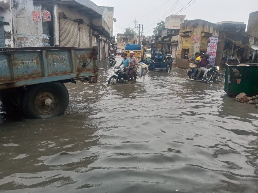 बारिश ने दिलाई भीषण गर्मी से राहत