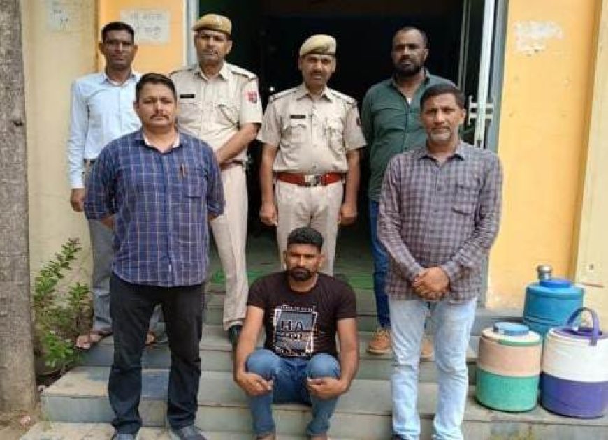 भिवाड़ी पुलिस से वांछित 10 हजार का ईनामी कुख्यात गौतस्कर को किया दस्तयाब