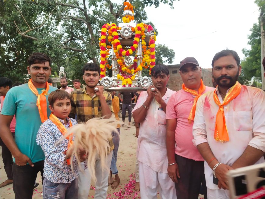 दादिया में जलझूलनी एकादशी पर ठाकुरजी को कराया जल विहार, निकाली डोल यात्राए