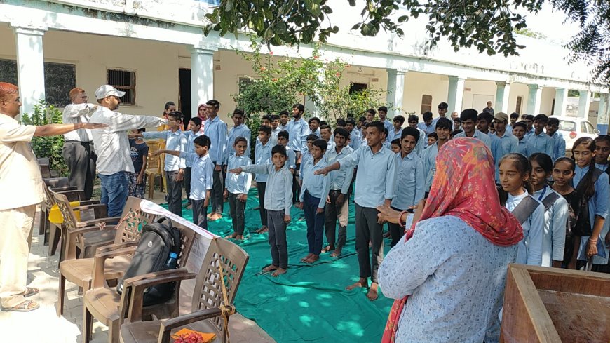 गांधी शास्त्री की जीवनी को आत्मसात करने की प्रेरणा दे, नवाचार ने दिलाई बाल विवाह नहीं करने की शपथ