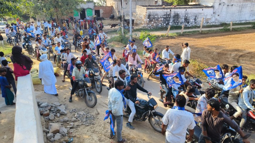 बसपा प्रत्याशी इमरान खान का फूल माला व साफा बांधकर और सिक्को से तौलकर किया भव्य स्वागत