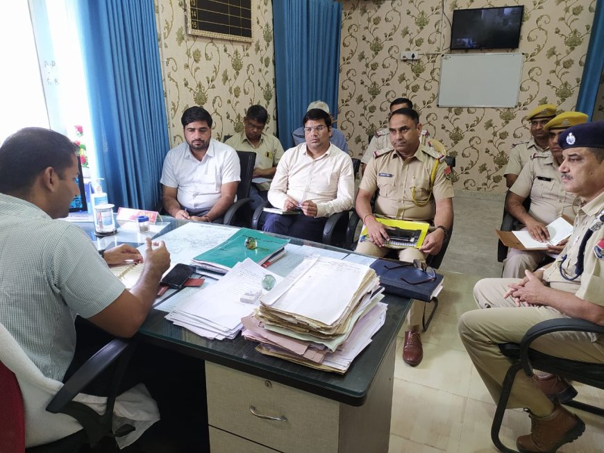 बानसूर विधानसभा चुनाव 2023: पुलिस अधिकारियों को चुनाव की निगरानी में वृद्धि के लिए महत्वपूर्ण बैठक आयोजित