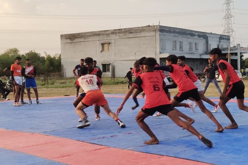 सुखाड़िया विवि अंतर महाविद्यालय छात्र वर्ग कबड्डी प्रतियोगिता का आयोजन-आज फाइनल