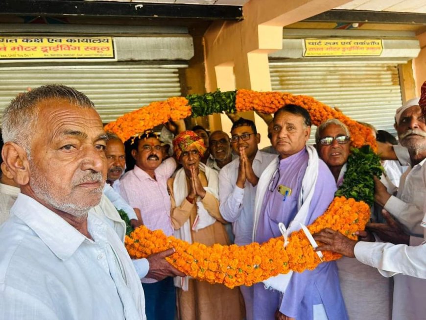 पूर्व विधायक मामन सिंह यादव का तूफानी चुनावी दौरा:जनता के बिच गिनाए अपने विकास कार्य