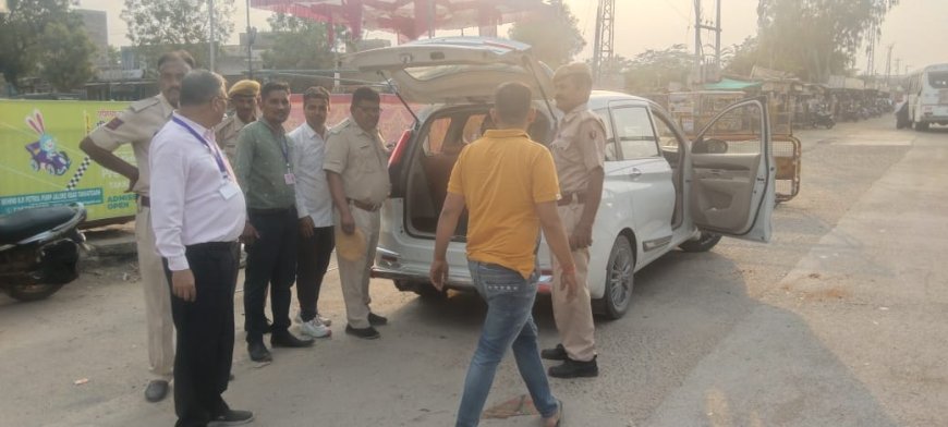  विधानसभा चुनाव को लेकर पुलिस प्रशासन सख्त: जगह-जगह नाकाबंदी, हर गाड़ी की हो रही चेकिंग