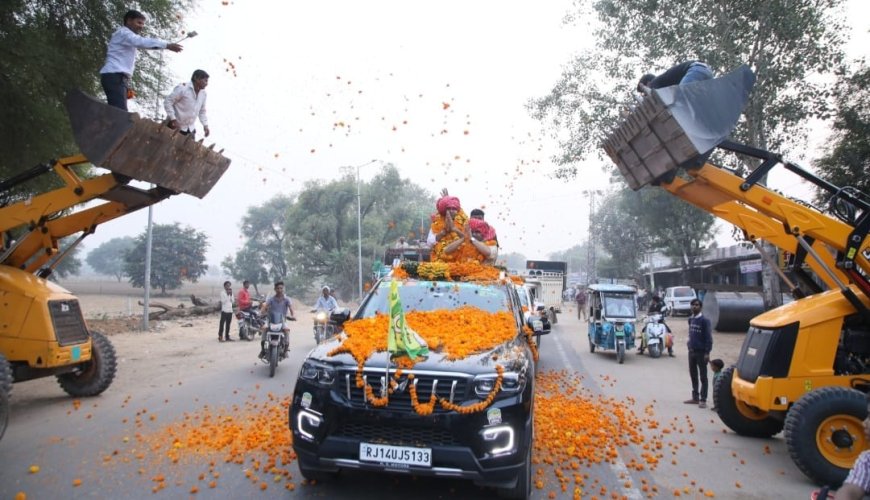 जननायक जनता पार्टी प्रत्याशी के तौर पर  डॉक्टर आशुतोष झालानी ने किया नामांकन दाखिल