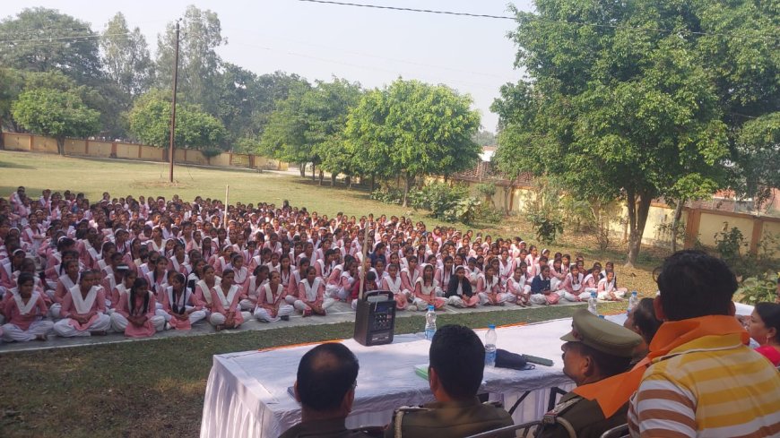 वीरांगना महारानी लक्ष्मी बाई जयंती के उपलक्ष्य में जीजीआईसी दातागंज में कार्यक्रम हुआ आयोजन