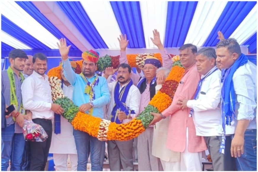 आसपा प्रत्याशी डॉ. रोहिताश शर्मा की जन सभा में उमड़ा  सर्वजातीय जन सैलाब