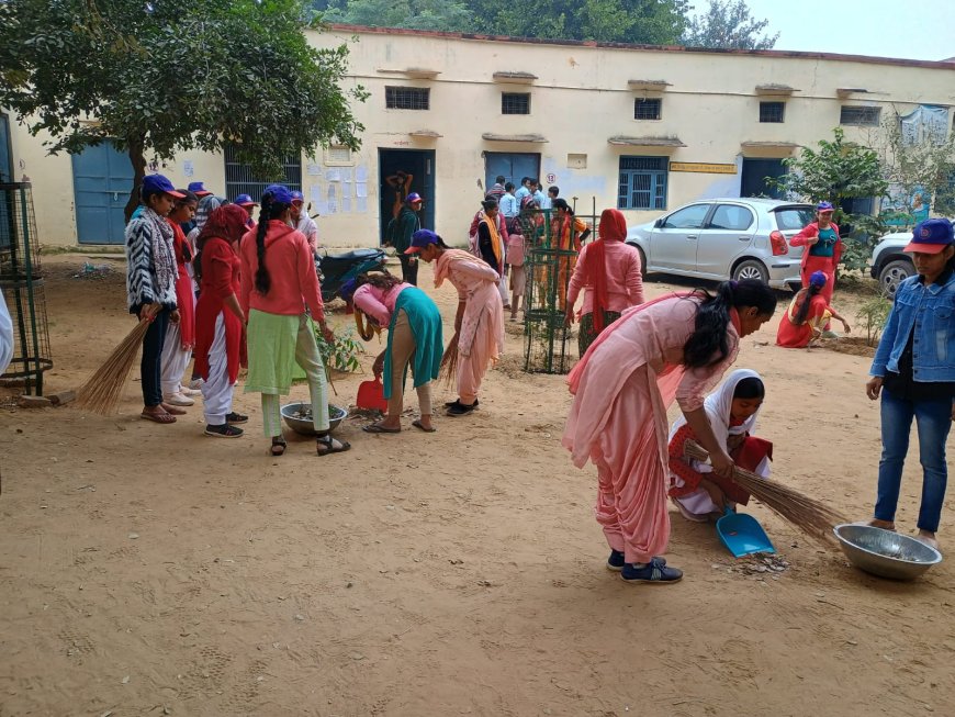 एनएसएस एक दिवसीय शिविर में दिया बेटी बचाओ बेटी पढ़ाओ का संदेश