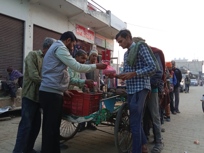 रोटी बैंक में साउथ अफ्रीका से दी सेवा , कराया जरूरतमंदों को भोजन