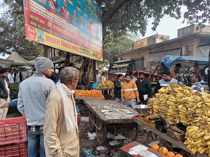 तिजारा नगर परिषद क्षेत्र में अतिक्रमण हटाओ अभियान शुरू