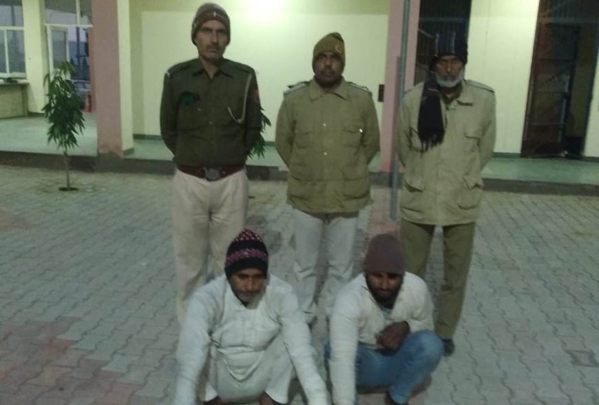 कोटकासिम पुलिस को मिली सफलता, प्याज कट्टे चोरी करने वाले  गैंग के दो मुल्जिम गिरफ्तार