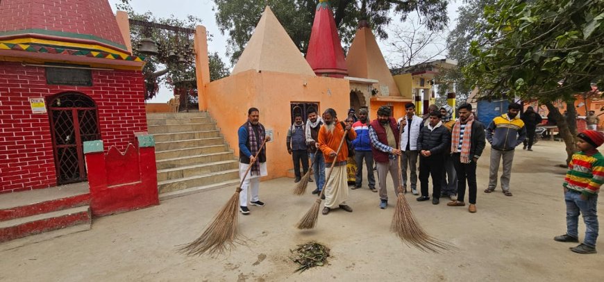 भाजपा सरकार के नेतृत्व का स्पष्ट संदेश है, “अयोध्या में विराजेंगे श्रीराम और स्वच्छ होंगे सभी मंदिर, तीर्थ और धाम”, दातागंज विधायक राजीव कुमार सिंह