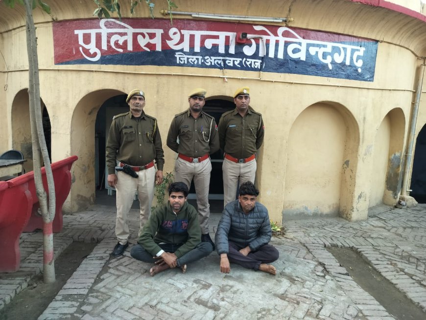 गोविन्दगढ़ में अंतरराज्य वाहन चोर गिरोह के दो शातिर अवैध देशी कट्टा ,कारतूस सहित गिरफ्तार